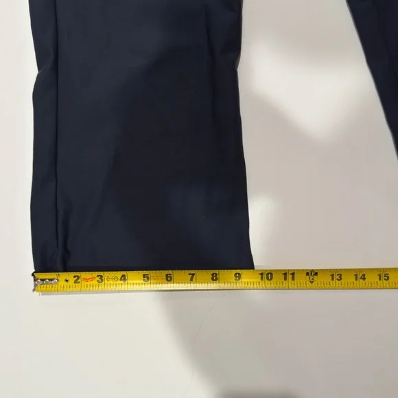 Vintage Nike Gray Tag Women’s 2XL Navy Blue Athletic Tights Leggings - Picture 3 of 7